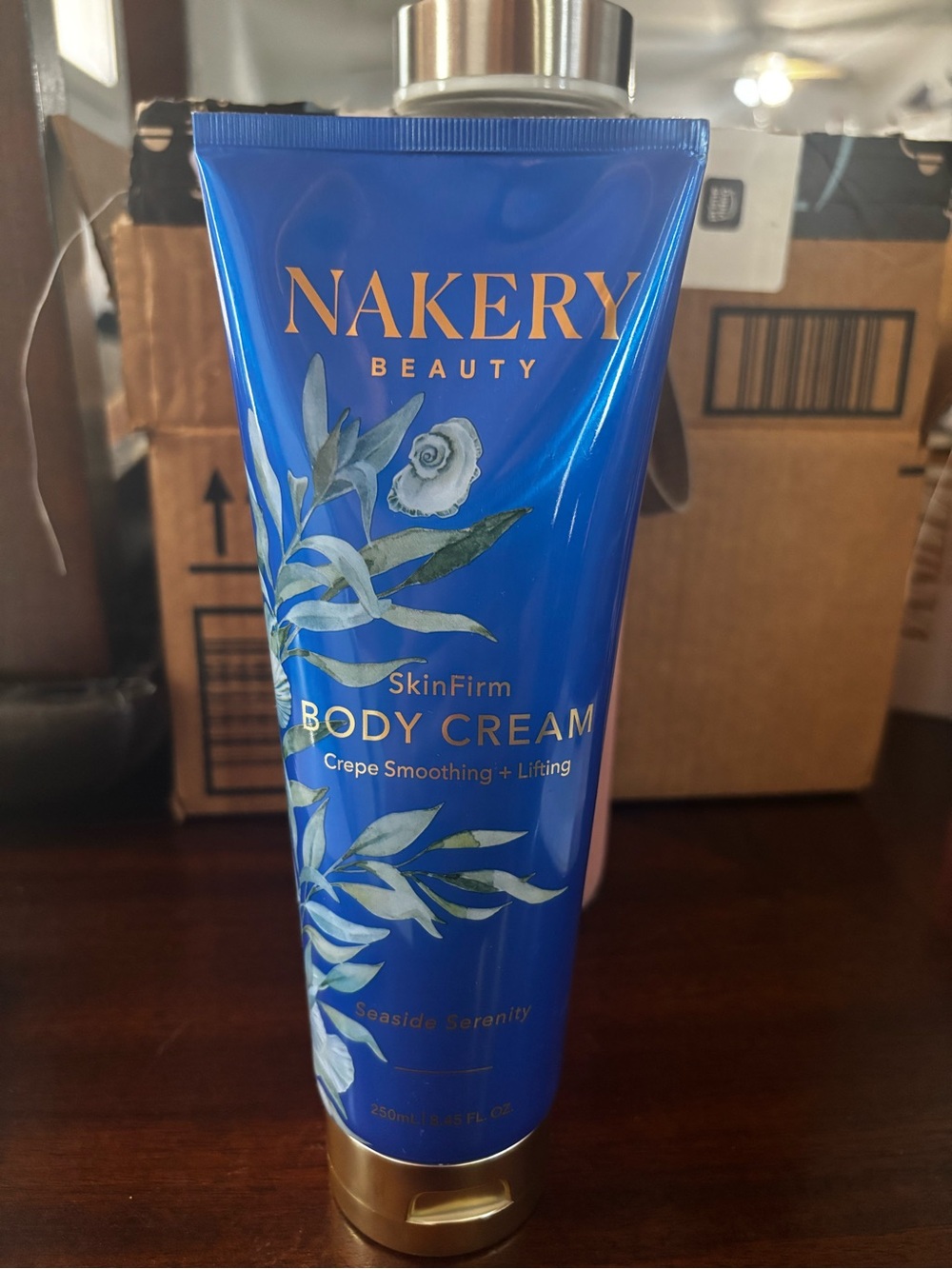 Nakery Beauty SkinFirm Body Cream — Seaside Serenity Blue